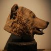 Vintage plastic head of a bear
