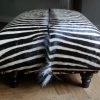 Very nice and unique zebra ottoman.