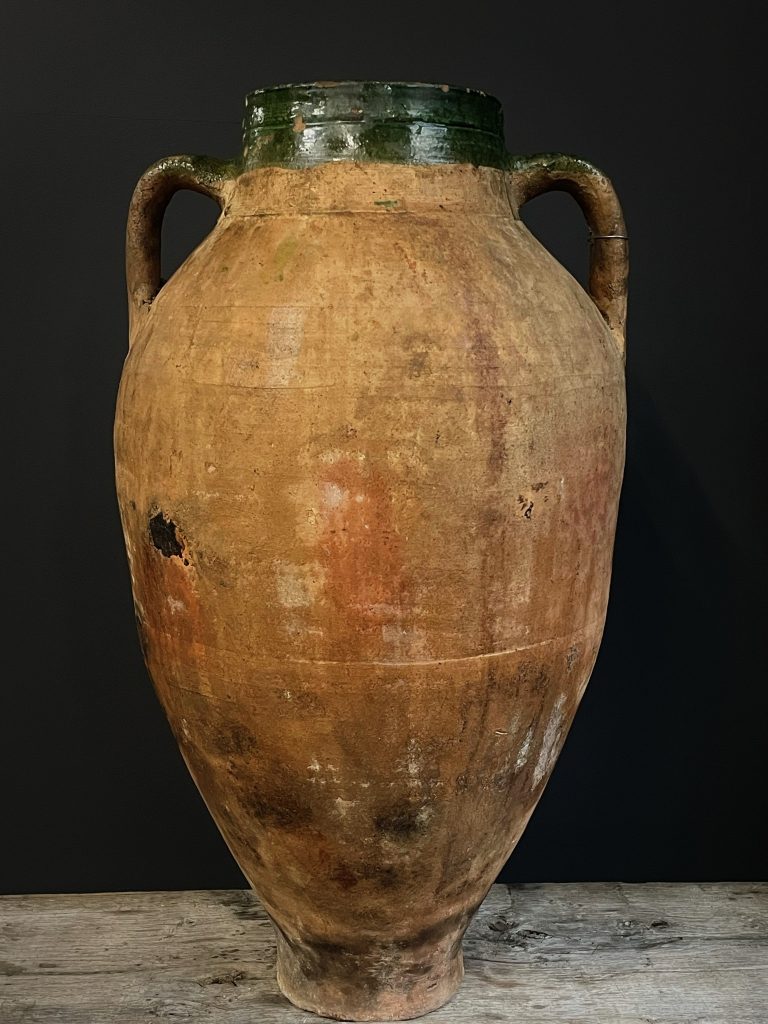 Large antique terracotta jug