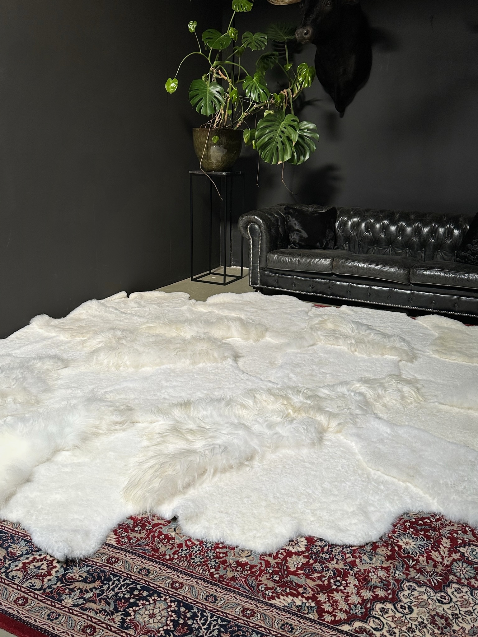 Benadrukken glas droog Designer schapenvacht vloerkleed XL - BEAST Interiors