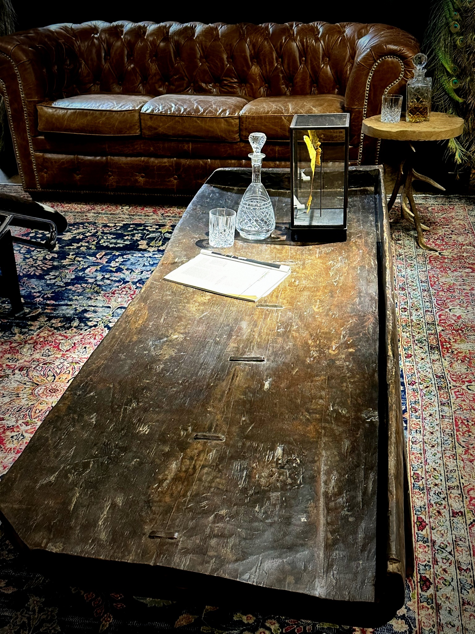 Unieke antieke salontafel