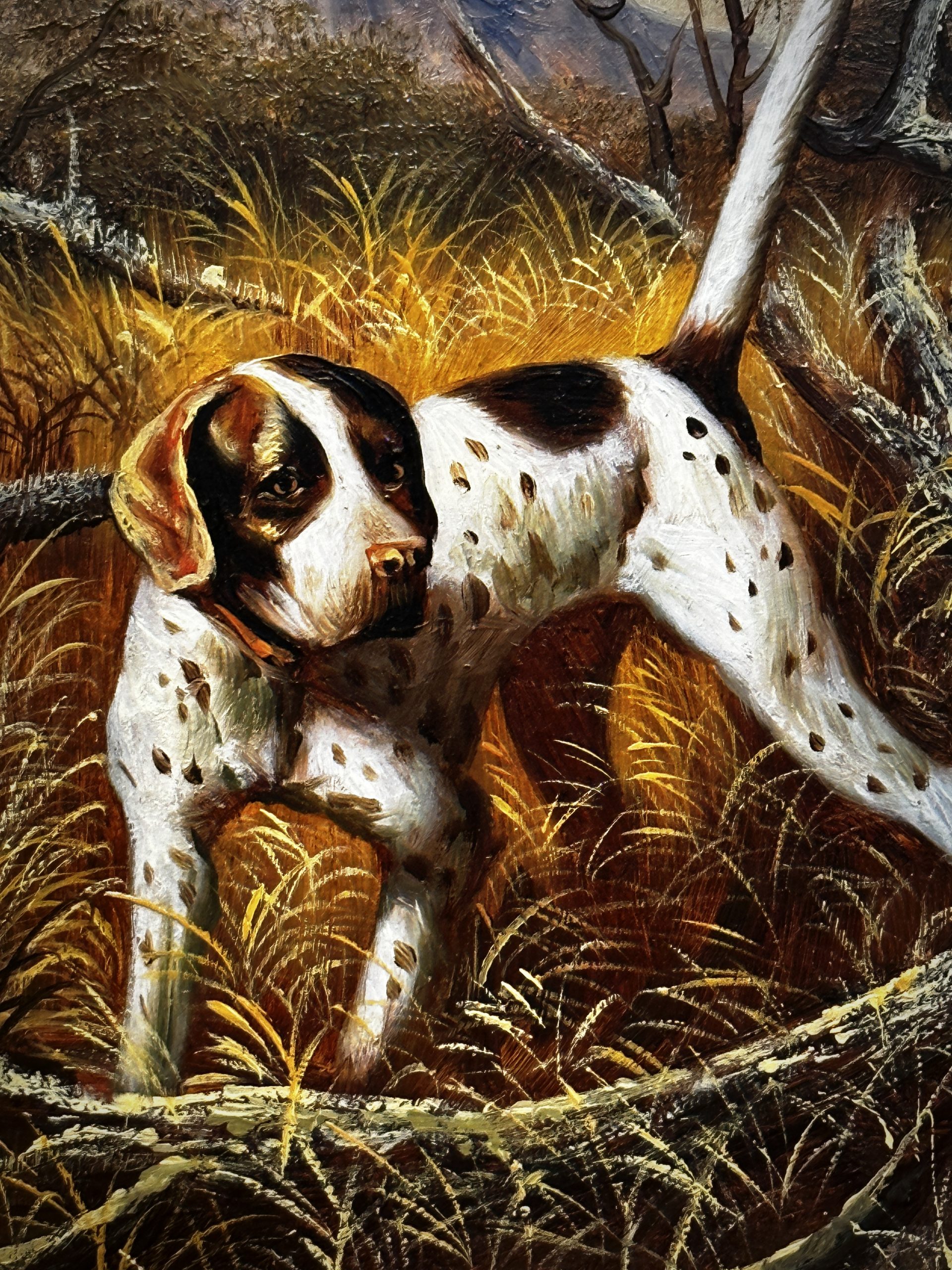 Schilderij Jachthond